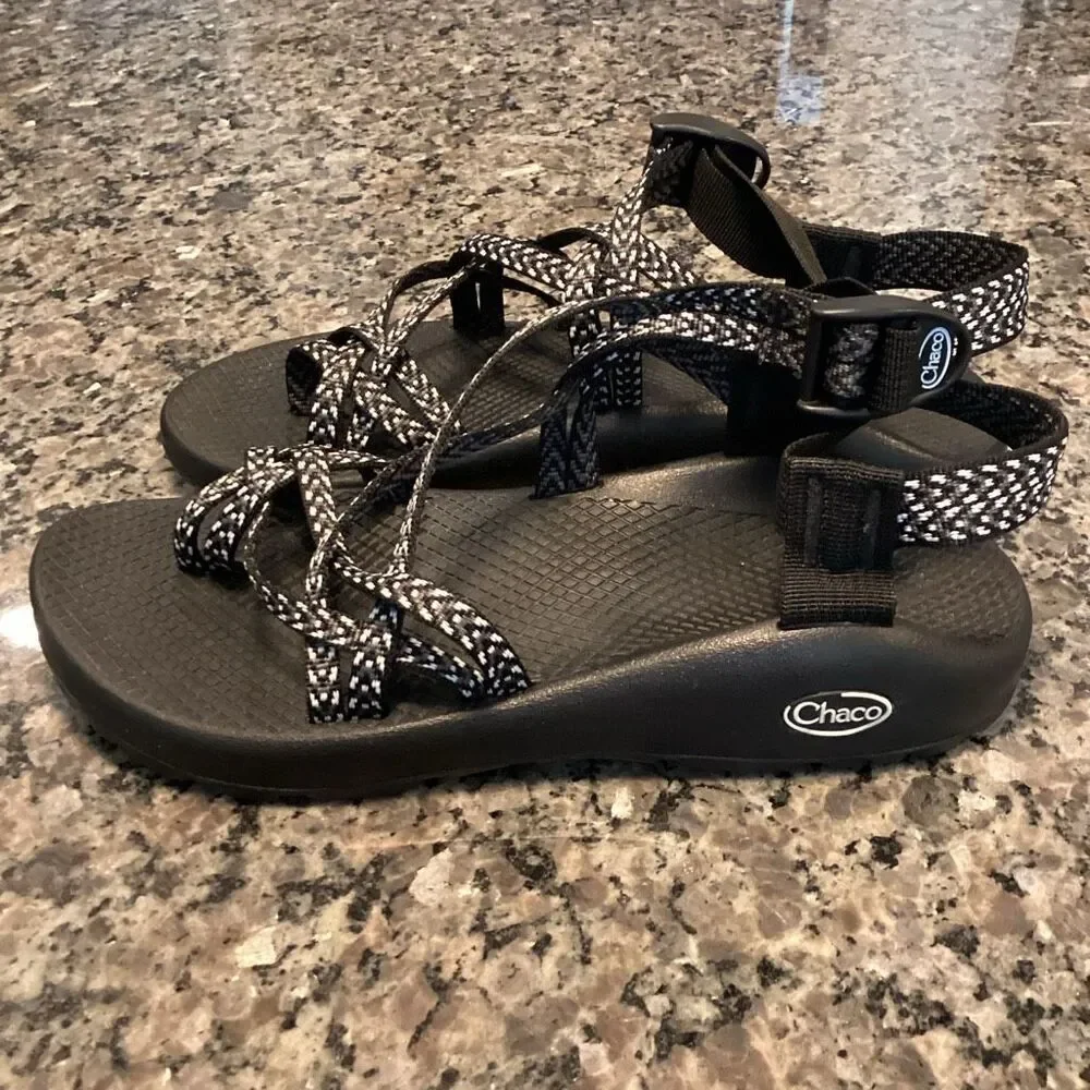 Women's Chaco ZX/2 sandal -‎ 8 - Black/gray/white